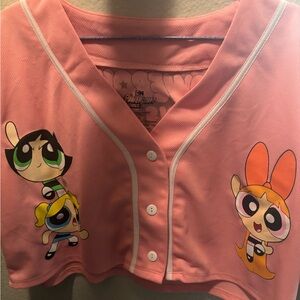 Power puff girls crop top